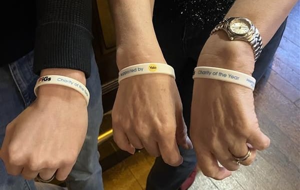 PiGs charity wristbands for networking events