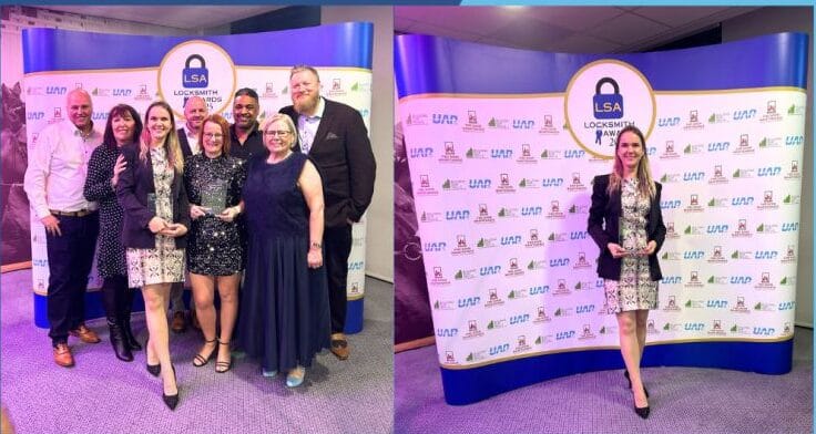 UAP celebrated two award wins at the Locksmith Awards