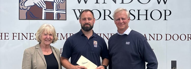 The Sash Window Workshop celebrated employees long service award with donations to charities