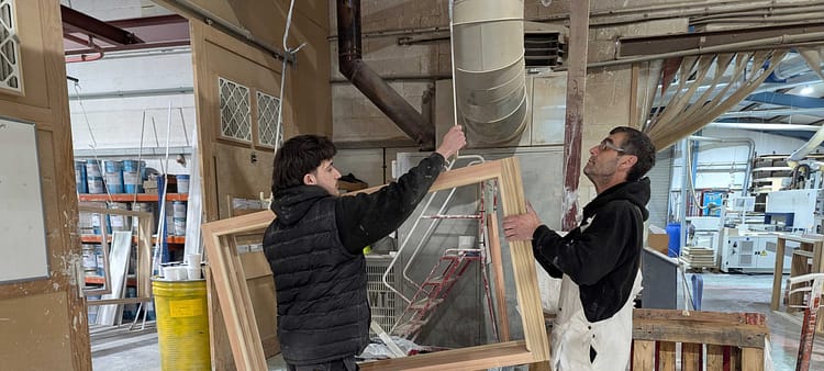 Apprentices at Gowercroft Joinery