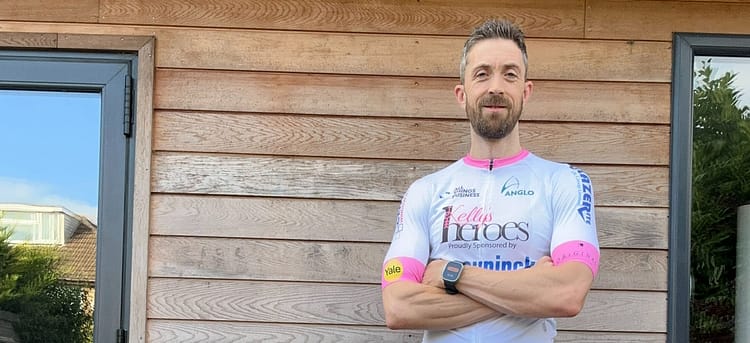 Greg Du-Feu is part of the Kelly's Heroes team taking on the Rock Bottom, The Journey Back charity cycling challenge