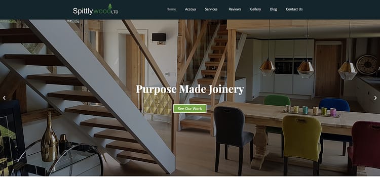 Website updates for Kent-based joinery company