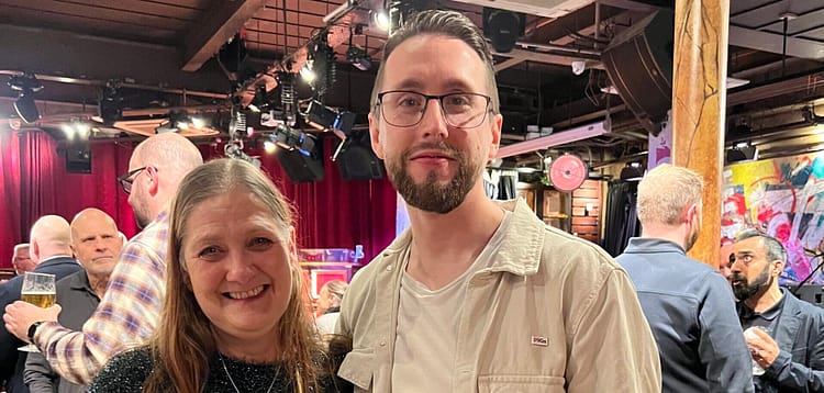 Sarah Ball and George Lewis of Modern Joinery News