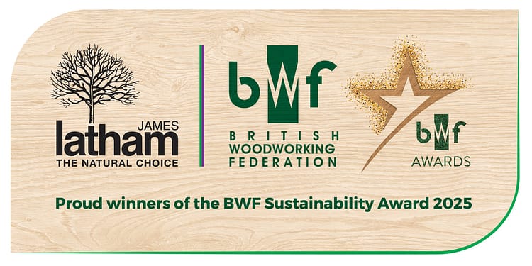 James Latham won the British Woodworking Federation’s (BWF) Sustainability Award