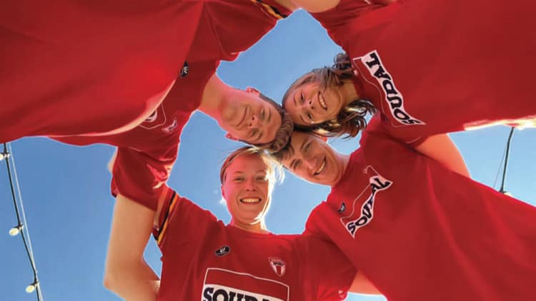 The Soudal Team taking on Tough Mudder