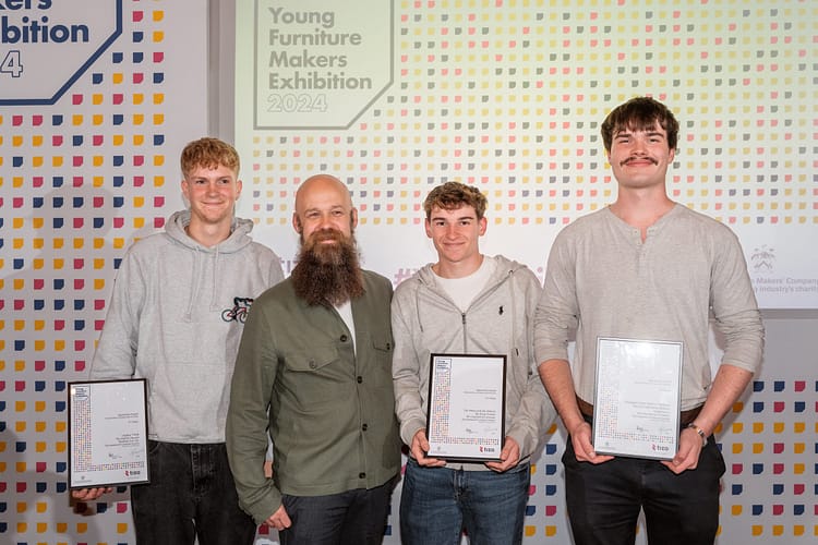 The Furniture Makers’ Company announced the winners of the 2024 Young Furniture Makers Awards at the annual exhibition featuring almost 70 designs from emerging talents.