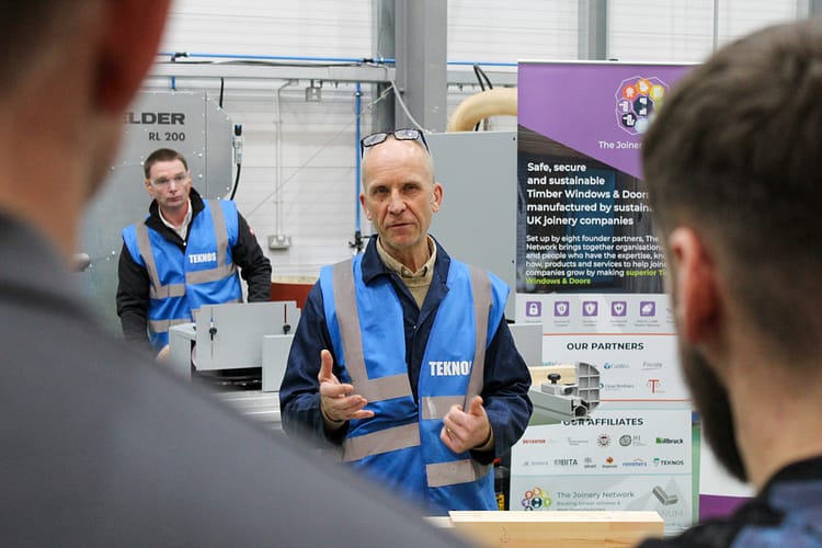 Owen Dare speaking at the recent Joinery Network Live Event
