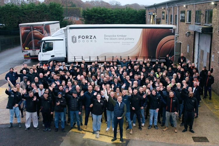 Forza Doors won the Large Business of the Year Award at the Sussex Business Awards 2025