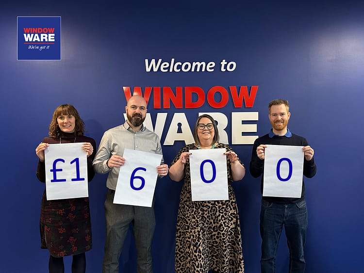 Window Ware celebrates its team for raising over £1600 for various charities in 2024, despite economic challenges.