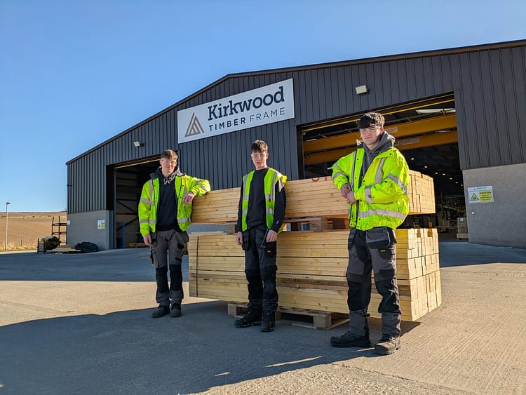 Kirkwood Timber Frame new starters