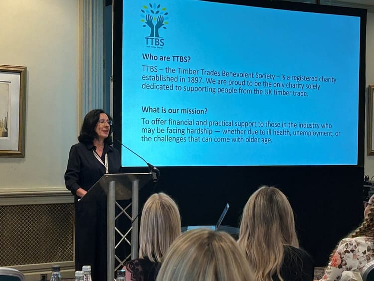 Christella Golby of the Timber Trades Benevolent Society (TTBS)