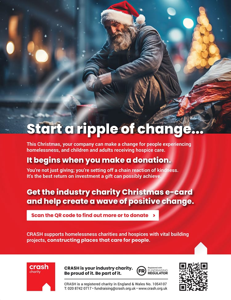 CRASH has initiated its Christmas Card Appeal to support individuals experiencing homelessness and those with life-limiting illnesses. Donors can contribute through the CRASH website and receive a special Christmas e-card.